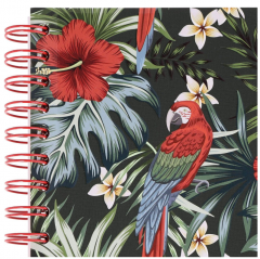 Caiet matematica cu spirala si separatoare B5 - Strigo Pads Project Book (Tropical)