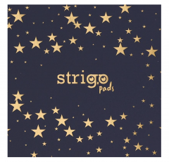 Caiet matematica cu spirala si separatoare A4 (100 file) - Strigo Pads Project Book (Stars)