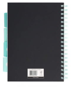 Caiet dictando cu spirala si separatoare B5 - Strigo Pads Project Book (Tigru)