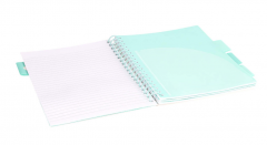 Caiet dictando cu spirala si separatoare B5 - Strigo Pads Project Book (Tigru)