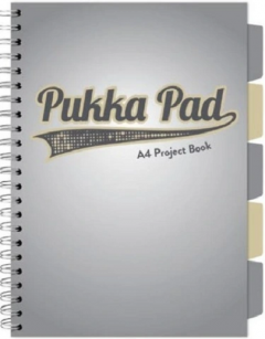 Caiet cu  spirala si separatoare - Pukka Pad Project