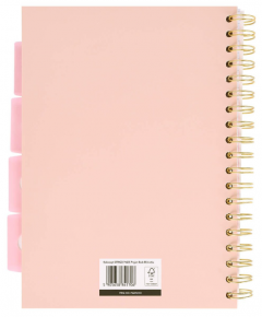 Caiet matematica cu spirala si separatoare B5 - Strigo Pads Project Book (Marmorat)