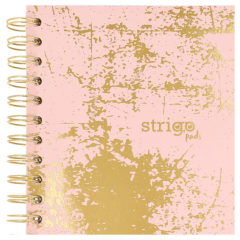 Caiet matematica cu spirala si separatoare B5 - Strigo Pads Project Book (Marmorat)