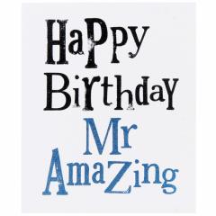 Felicitare - Happy Birthday Mr Amazing