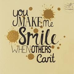 Felicitare - You make me smile when others can't Soul UK