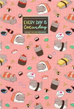 Caiet - Quaderno - Sushi Cat - Medium