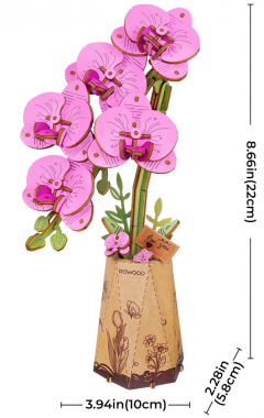 Puzzle 3D 132 piese - Moth Orchid