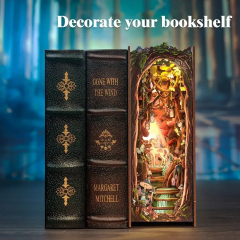 Puzzle 3D 89 piese - Cotor de carte - The Grace of Forest