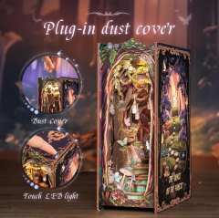 Puzzle 3D 89 piese - Cotor de carte - The Grace of Forest