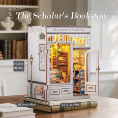 Puzzle 3D 168 piese - Cotor de carte - The Scholar's Bookstore