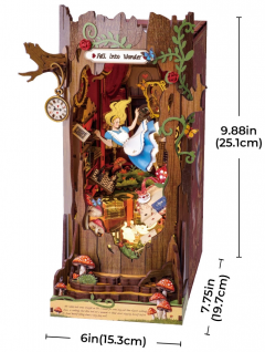 Puzzle 3D 300 piese - Cotor de carte - Fall into Wonder