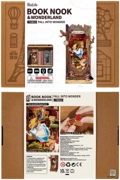 Puzzle 3D 300 piese - Cotor de carte - Fall into Wonder