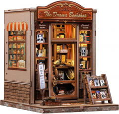 Puzzle 3D 253 piese - Cotor de carte - The Drama Bookshop