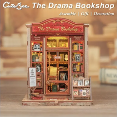 Puzzle 3D 253 piese - Cotor de carte - The Drama Bookshop