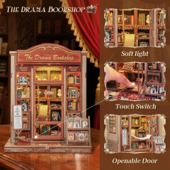 Puzzle 3D 253 piese - Cotor de carte - The Drama Bookshop