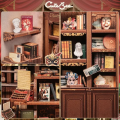 Puzzle 3D 253 piese - Cotor de carte - The Drama Bookshop