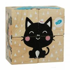 Puzzle din lemn - Jungla