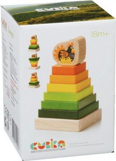 Jucarie din lemn - Piramida 2