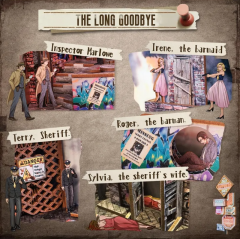 Puzzle 3D 238 piese - Cotor de carte - The Long Goodbye