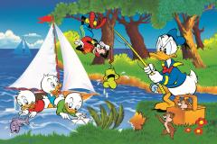Puzzle - Donald Duck - Aventura pe lac