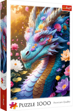 Puzzle - Dragonul colorat