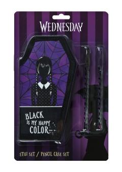 Set penar + 2 pixuri - Black is my Happy Color