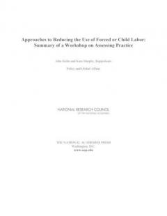 Coperta cărții Approaches to Reducing the Use of Forced or Child Labor