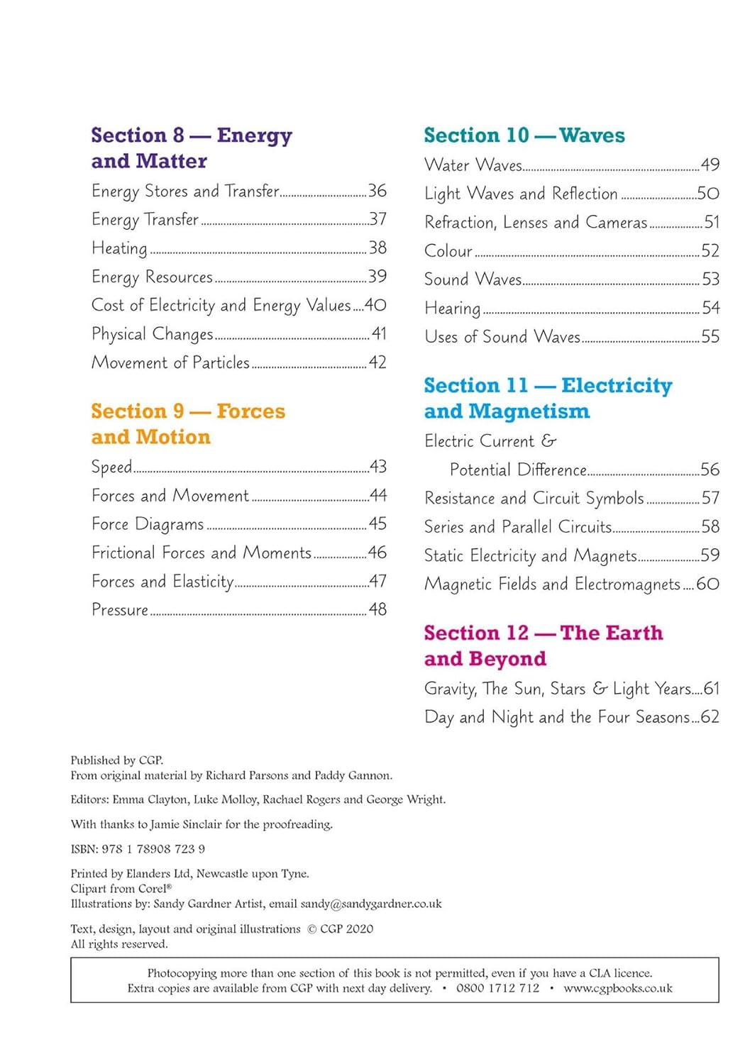 Knowledge Organiser Science Year 6