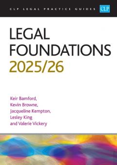 Coperta cărții Legal Foundations 2025/26