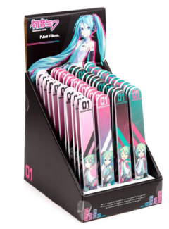 Pila pentru unghii - Hatsune Miku (patru culori - pret pe bucata)