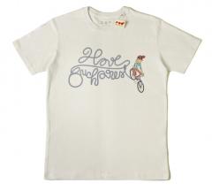 Tricou pentru barbati - Bicycle Ioana Sopov, culoarea alb, marimea M