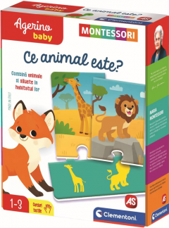 Joc educativ - Baby Montessori - Ce animal este?