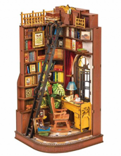 Puzzle 3D 196 piese - Cotor de carte - Silent Corner