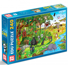 Puzzle 240 piese - Wild Animals