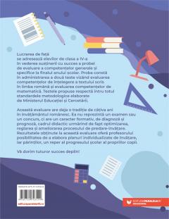 Limba romana. Matematica - Evaluarea Nationala 2026, Clasa a IV-a