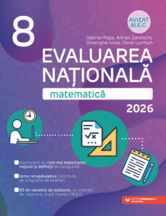Evaluare Nationala 2026. Matematica - Clasa a VIII-a