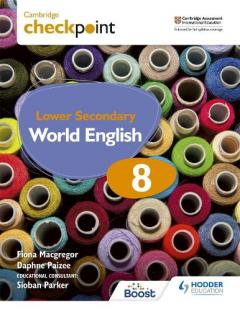 Coperta cărții Cambridge Checkpoint Lower Secondary World English Student's Book 8
