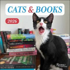 Calendar de perete - Septembrie 2025 - Ianuarie 2026 - Cats & Books