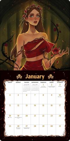 Calendar de perete - Ianuarie 2026 - Decembrie 2026 - The Lightlark Saga (+ 6 carduri de colectie)