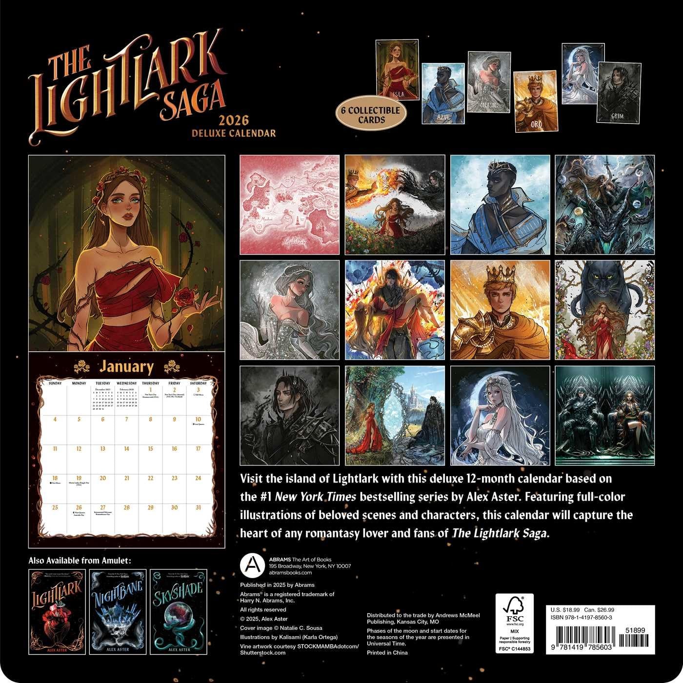 Calendar de perete - Ianuarie 2026 - Decembrie 2026 - The