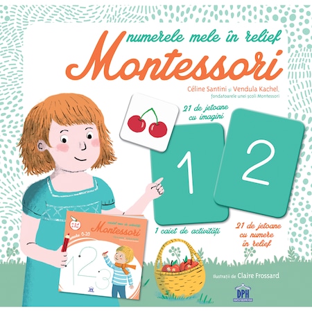 Numerele mele in relief Montessori