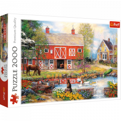 Puzzle 2000 piese - Viata la tara