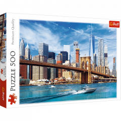 Puzzle 500 piese - Priveliste din New York