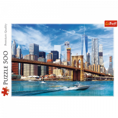 Puzzle 500 piese - Priveliste din New York