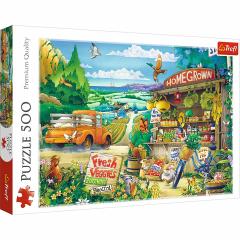 Puzzle 500 piese - Dimineata la tara