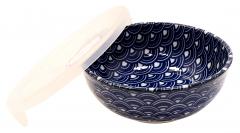 Bol cu capac - White Plastic Cover