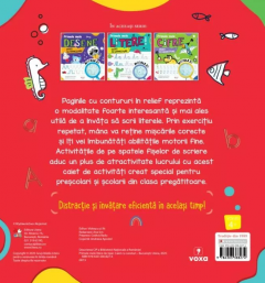 Primele mele litere de tipar. Caiet cu adancituri