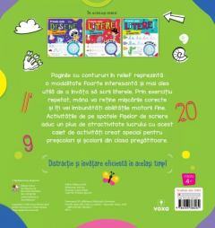 Primele mele cifre. Caiet cu adancituri