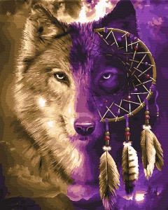 Set pictura pe numere - Lup