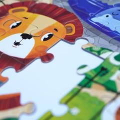 Puzzle Fosforescent - Zoo, 120 piese